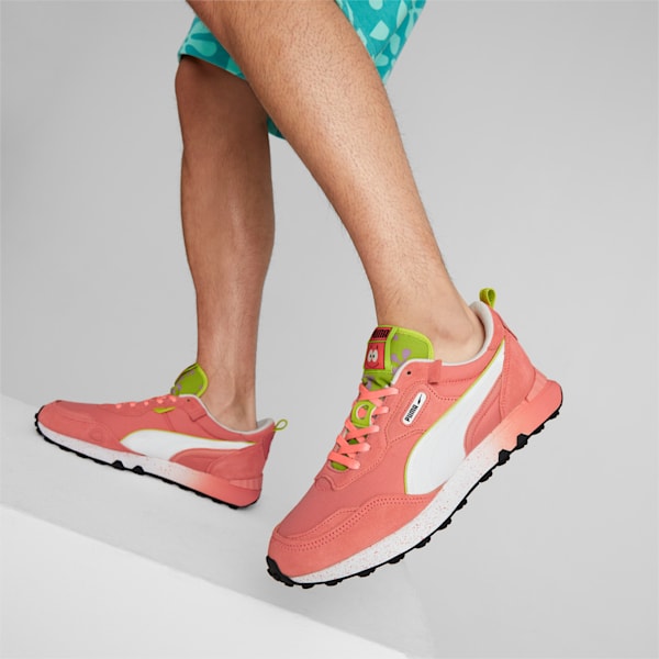 PUMA x SPONGEBOB Rider FV "Patrick Star" Unisex Sneakers, Carnation Pink-PUMA White, extralarge-IND